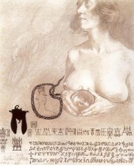 Nude Holding a Crystal Ball (1920)