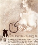 Nude holding a Crystal Ball (1920)
